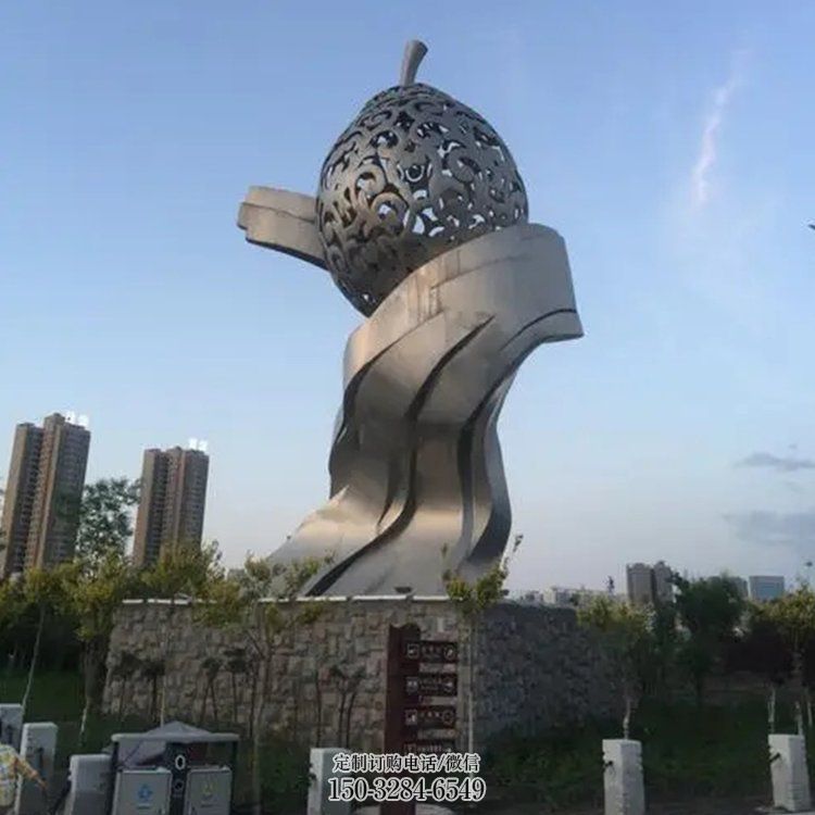 风景区鸭梨雕塑 售楼处广场雕塑 仿古摆件
