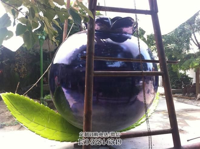 大型蓝莓雕塑 商业街广场雕塑 古铜色摆件