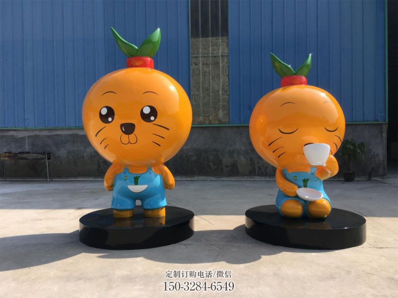 民俗柠檬雕塑 景观小品水果雕塑供需 各类雕塑标准